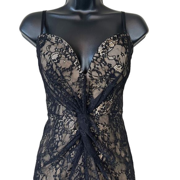 BEBE BLACK SHEILA LACE DRESS - Picture 3 of 16